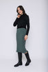 Erin-Luxe Fleece Midi Skirt